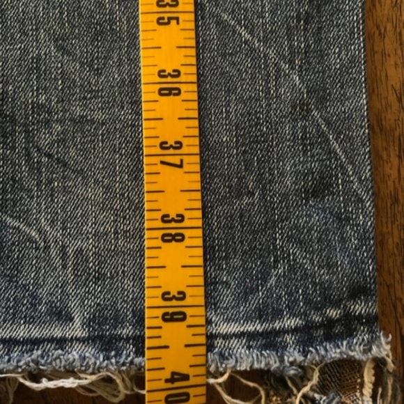 Women's American Eagle Distressed Embroidered Skinny Camera "Snap" Jeans 28 x 30 - Picture 10 of 16